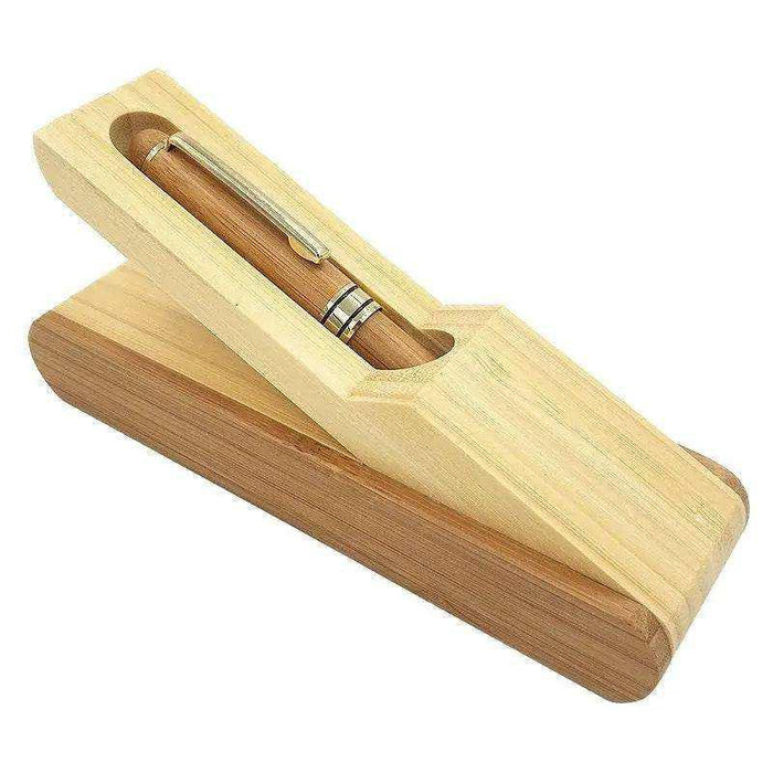 Handcrafted natural bamboo fountain pen