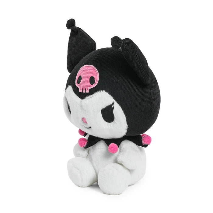 Set of three Sanrio Hello Kitty, Kuromi, and My Melody Phunny plush toys featuring colorful, soft, and cuddly character designs.