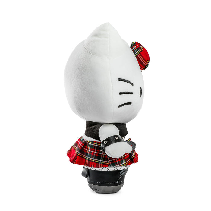 Hello Kitty® Punk Plush by Kidrobot featuring Sanrio character with a rebellious punk style, soft plush material, and colorful details.