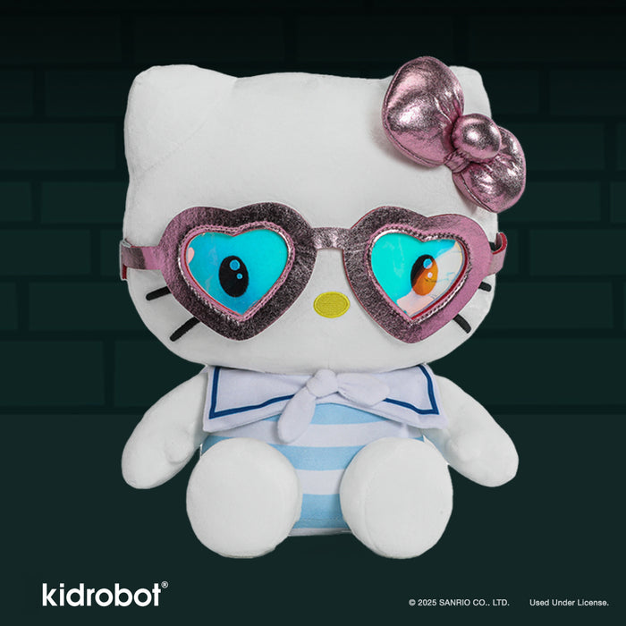 Sanrio Hello Kitty® Summertime Plush toy with colorful summer outfit and adorable design, perfect for plush toy collectors.