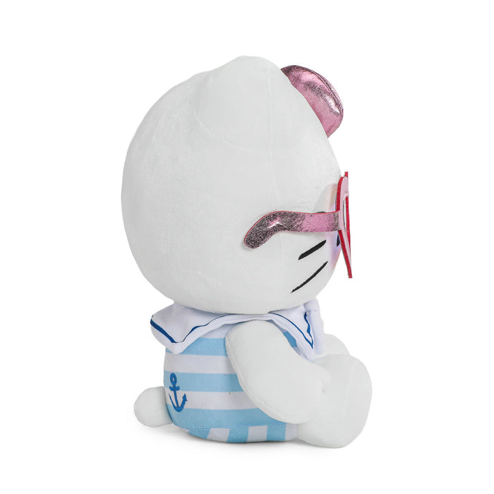 Hello Kitty® Summertime plush toy by Sanrio featuring a cute summer-themed design and soft fabric.