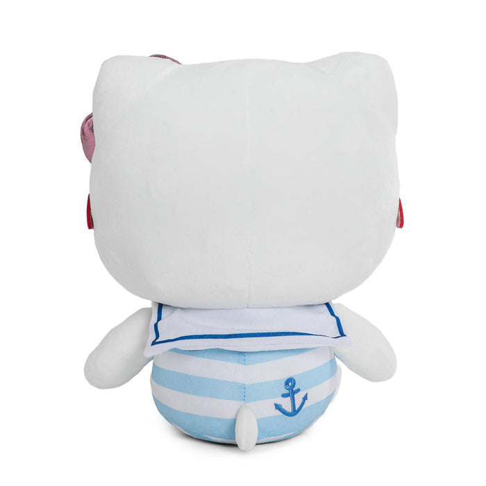 Soft Hello Kitty® Summertime Plush by Sanrio featuring bright summer-themed clothing and cheerful facial expression.