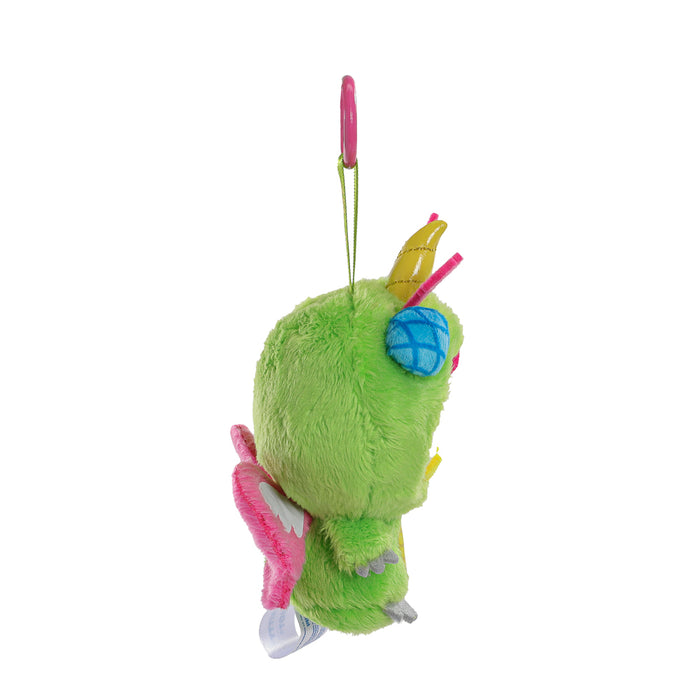 Hello Kitty Unibee Kaiju plush charm by Sanrio featuring a cute green plush design, debuted at SDCC and now sold out.