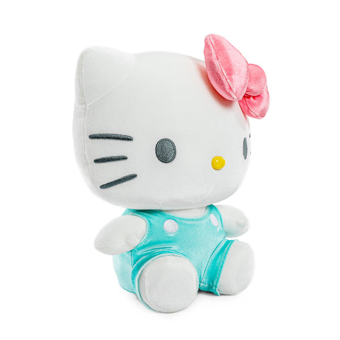 Sanrio Hello Kitty velvet plush toy by Kidrobot, 13-inch medium soft plush with detailed features and a cute, plush texture.