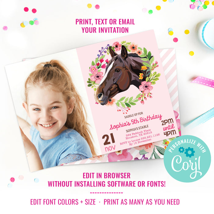 Horse Party Invitation