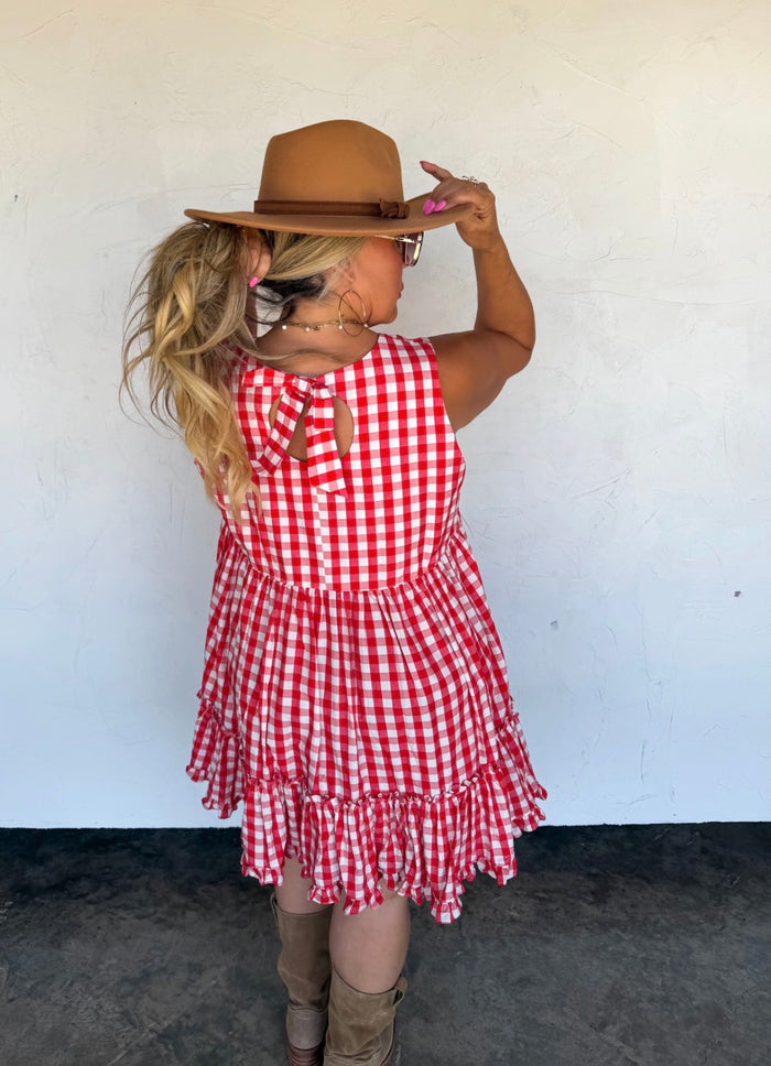 IN-STOCK // Sweet Gingham Dress // LIMITED STOCK *