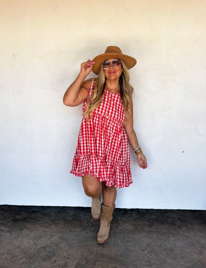 IN-STOCK // Sweet Gingham Dress // LIMITED STOCK *