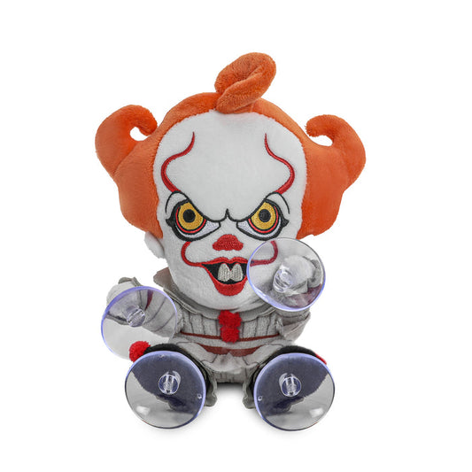 IT Pennywise plush window clinger from It movie, featuring detailed design of Pennywise the clown for decorative use.