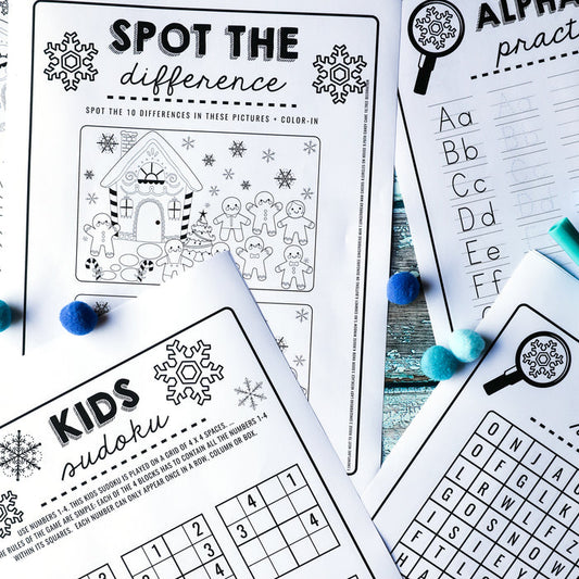 Kids Activity Sheets