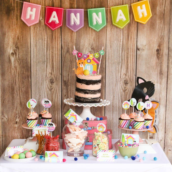 Kitty Cat Adoption Party Decor