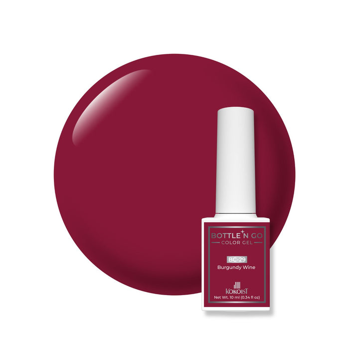 Kokoist Bottle 'N Go BC-29 Burgundy Wine Color Gel KOKOIST