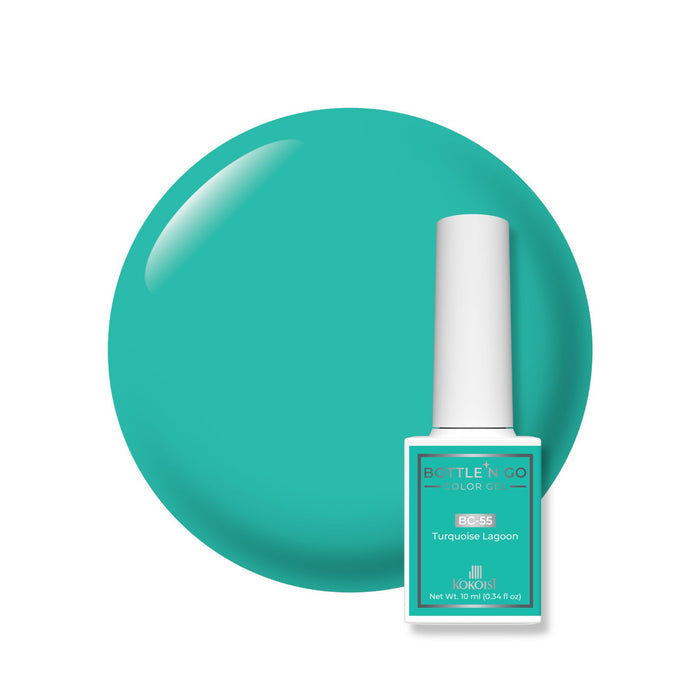 Kokoist Bottle 'N Go BC-55 Turquoise Lagoon Color Gel KOKOIST