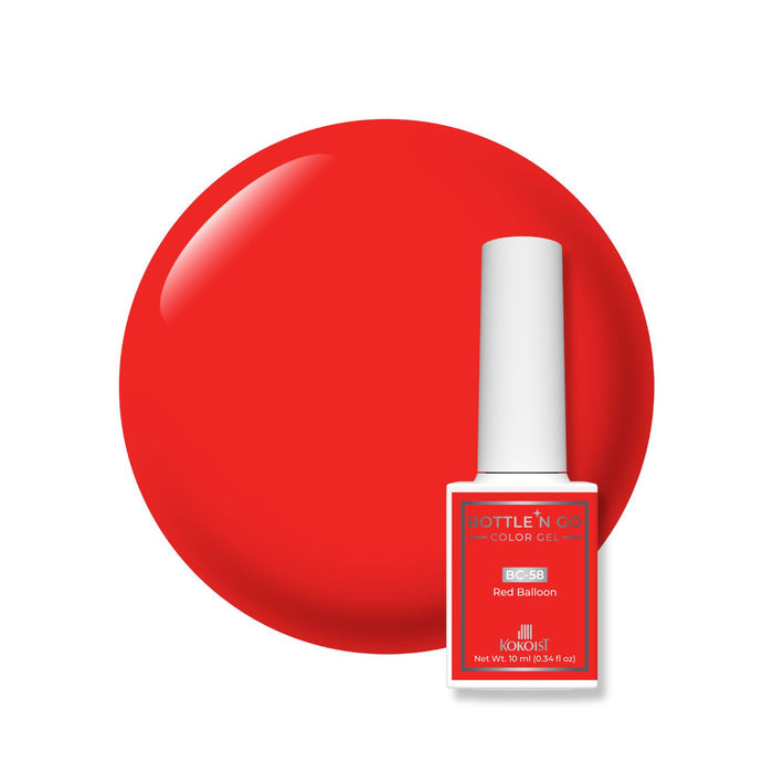 Kokoist Bottle 'N Go BC-58 Red Balloon Color Gel KOKOIST