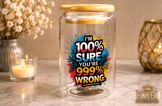 KSK Decorative Art Jar - Kia Supreme Kreations