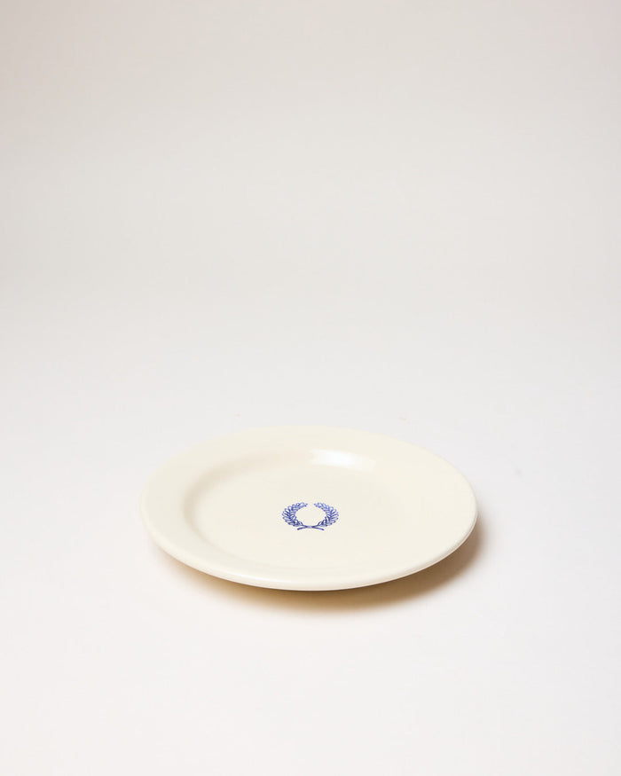 Laurel Stoneware Plates — side plate shown individually; Farmhouse Pottery