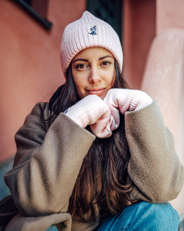 Moomin Winter Hat Beanie Adult Pink Little My | Muumi Aikuisten Beanie Vaaleanpunainen Pikku Myy