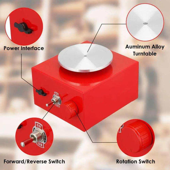 Small pottery wheel electric pottery making tool
