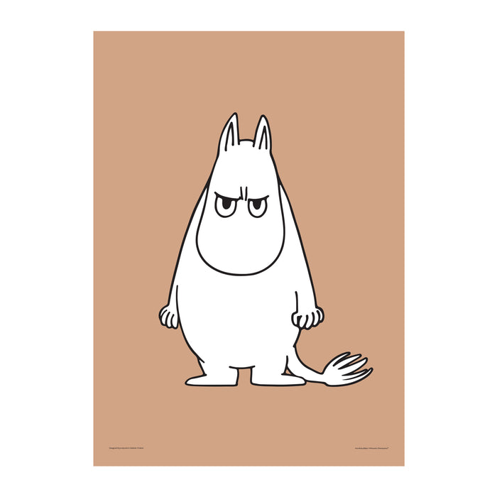 Moomintroll Angry Poster