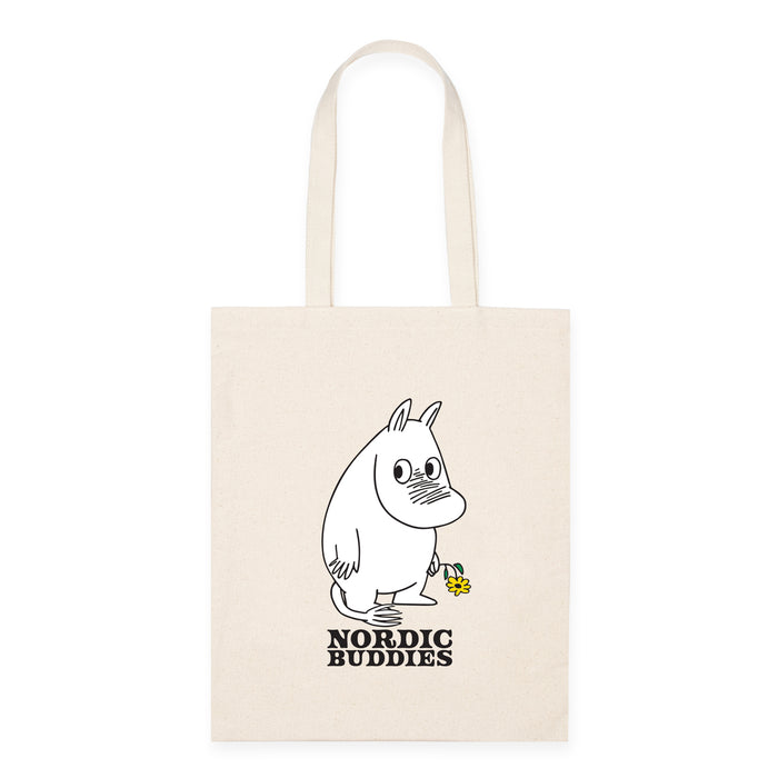 Moomintroll's Flower Tote Bag - Beige