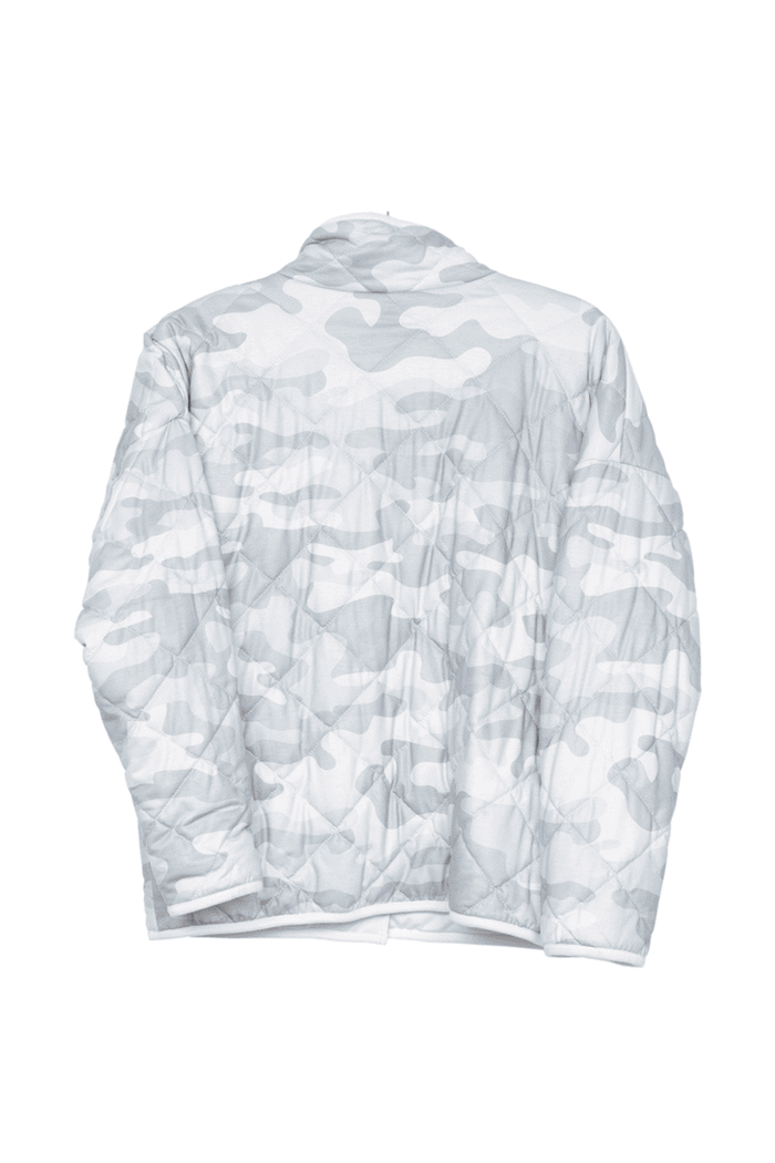 Muted Green Camo Quilted Jacket // SHIPS IN 1-2 WEEKS