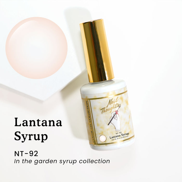 Nail thoughts NT-92 Lantana Syrup NT Color Bottle Nail Thoughts