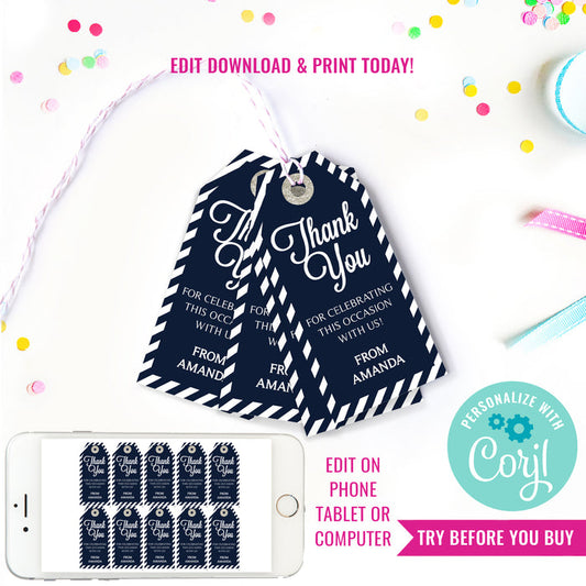 Navy Blue and Silver Graduation Party