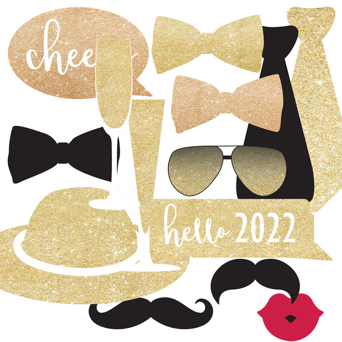 New Years Party Photo Booth Props