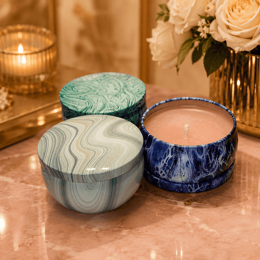 Ocean Marble Artisan Candle Collection – Kia Supreme Kreations product image 1