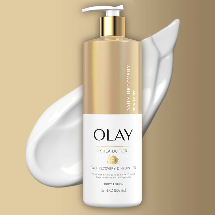Texture of Olay Daily Recovery and Hydration Body Lotion 17z/502ml