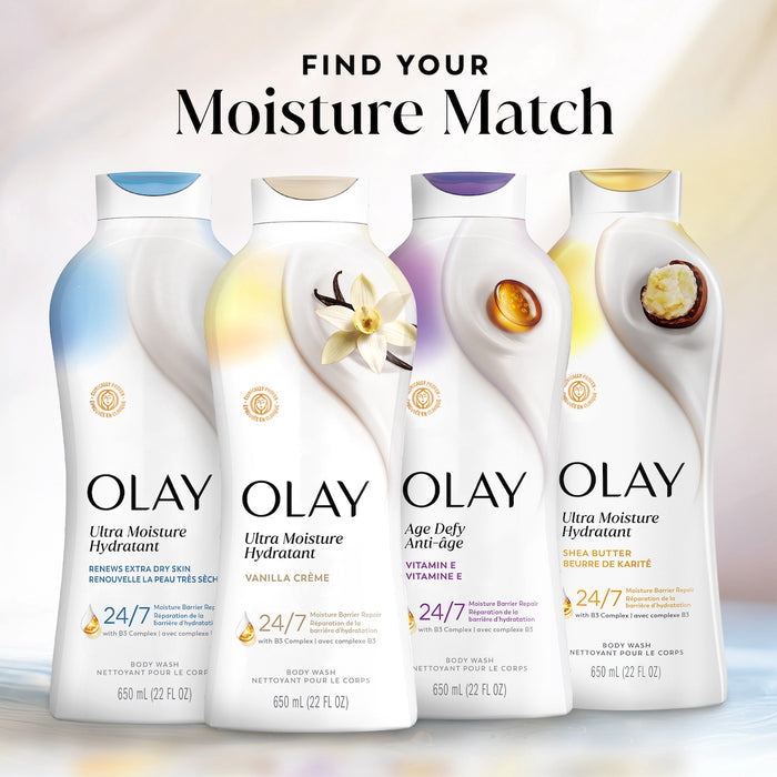 Ultra Moisture 4 bottle lineup. Find your moisture match.