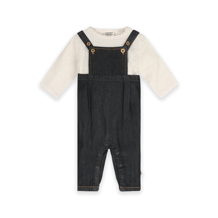 Paul Denim Jumpsuit & Shirt Set (Organic Cotton) - Outfit