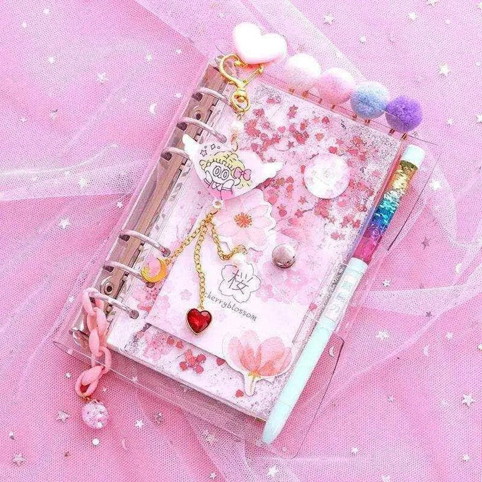 Cherry blossom pink journal set with accessories