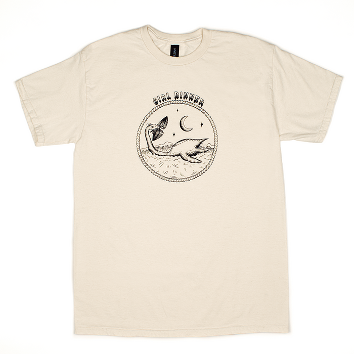 Plesia Girl Dinner t-shirt in natural