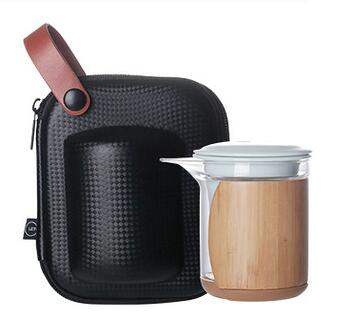 Portable Gongfu Tea Set for Travelling 2 Color Variations - King Tea Mall