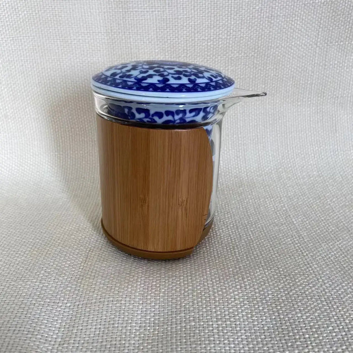 Portable / Traveling Gongfu Teaset Cup, Pitcher, Brewing Cup, Bamboo Tray in 1 B - photo 3