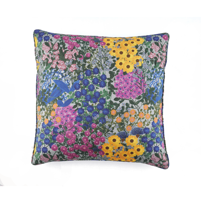 Full view of the Pré Fleuri Organic Cotton Square Pillow Cover