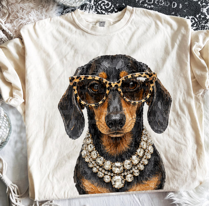 Black Weenie Dog (Ivory) / Small