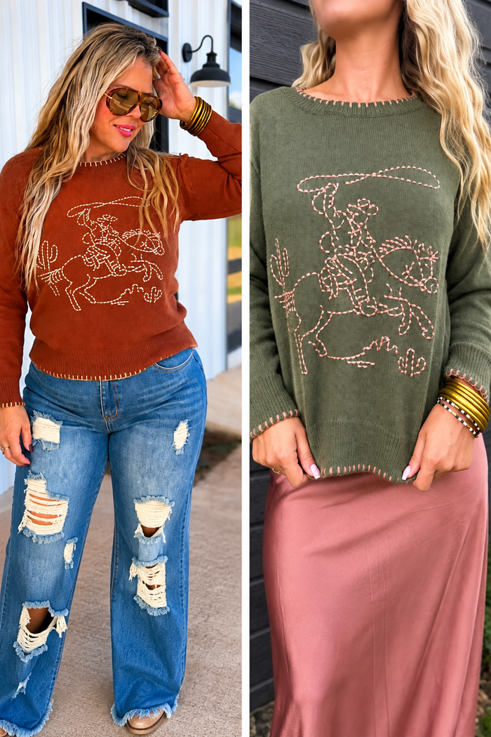 PREORDER: Rodeo Romance Sweater // ETA mid–late December