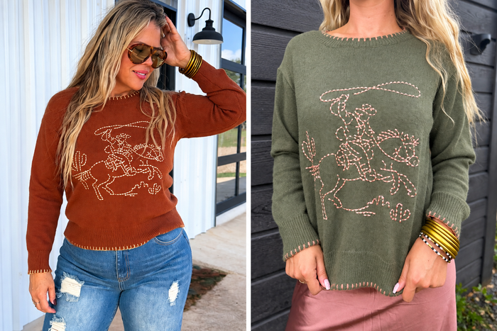 PREORDER: Rodeo Romance Sweater // ETA mid–late December