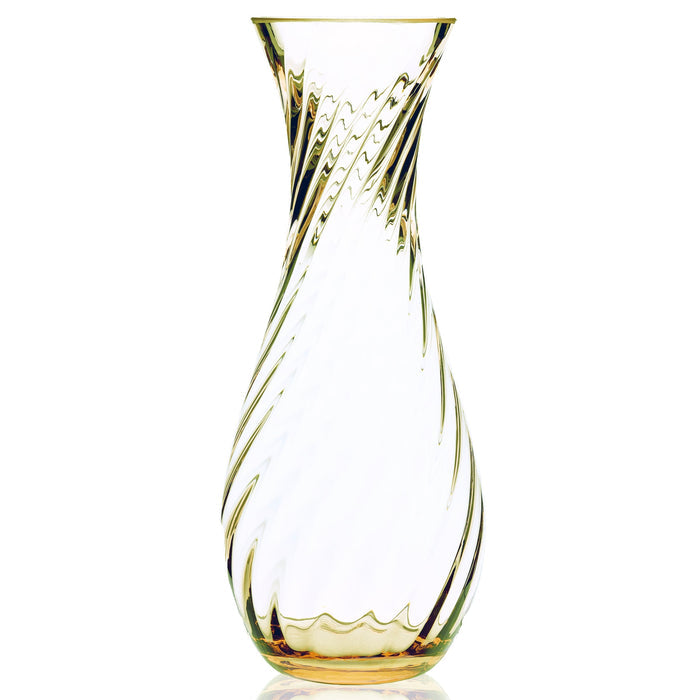 Quinn Mouth-Blown Crystal Carafe — Citrine view