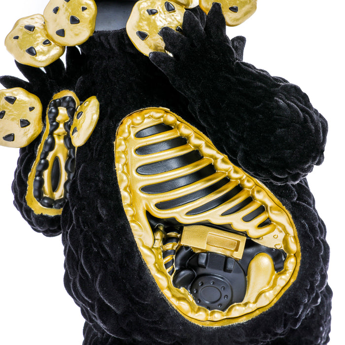 Sesame Street Kaiju Anatomy Cookie Monster 8-inch vinyl art figure in midnight edition, limited exclusive by Kidrobot.