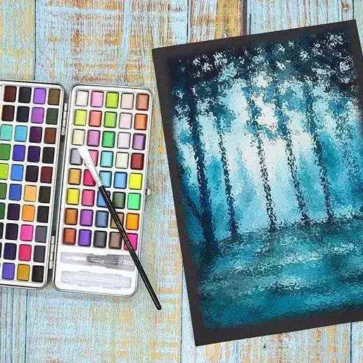 Watercolor Paint Set Watercolor Paint Fluorescent Paint Artist Gift