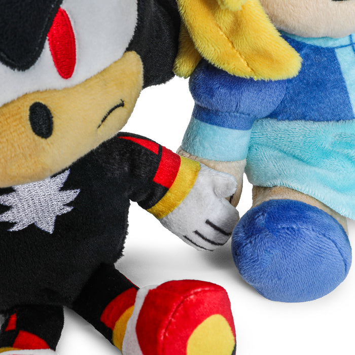 Sonic the Hedgehog plush 2-pack featuring Shadow the Hedgehog and Maria in soft, collectible plush toys.