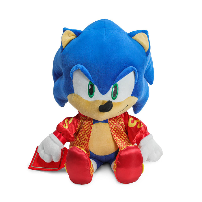 Sonic the Hedgehog Year of the Snake plush toy, medium-sized, featuring Sonic in a colorful snake-themed design.
