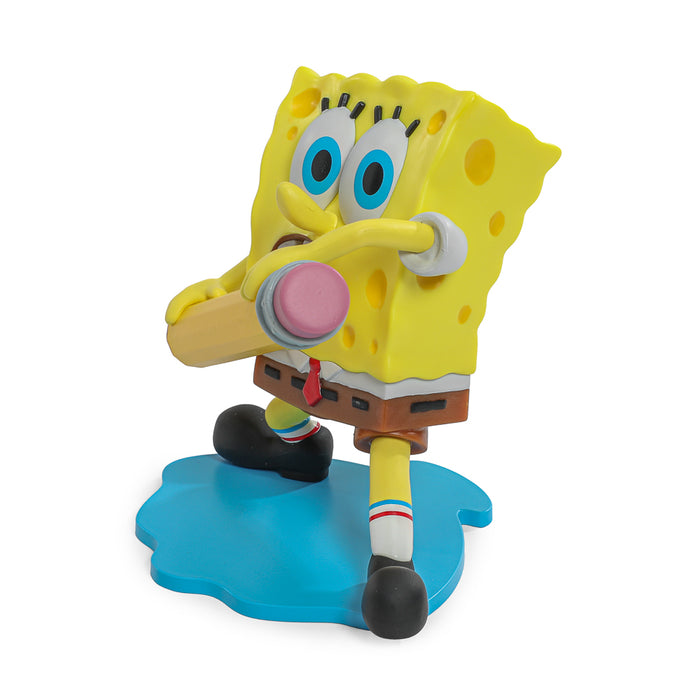 SpongeBob and DoodleBob vinyl mini figures from SpongeBob SquarePants 2-pack, featuring colorful cartoon character designs.