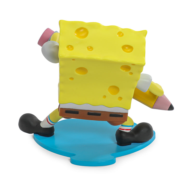 SpongeBob and DoodleBob vinyl mini figures from SpongeBob SquarePants 2-pack, featuring colorful cartoon character designs.