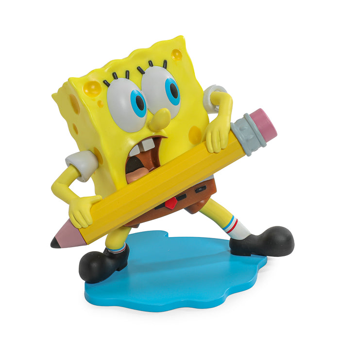 SpongeBob and DoodleBob vinyl mini figures from SpongeBob SquarePants 2-pack, featuring colorful cartoon character designs.