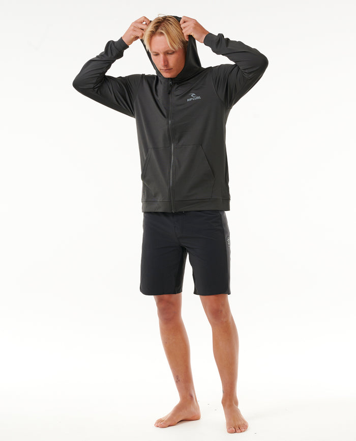 STACK UPF ZIP THRU HOOD