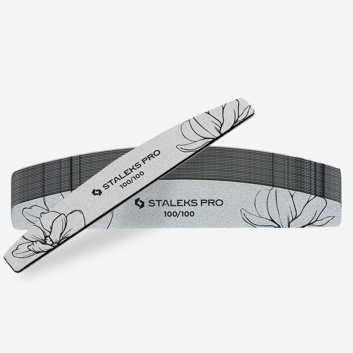 Staleks Crescent mineral nail file EXPERT 40 100/100 grit (25 pcs) Nail file Staleks