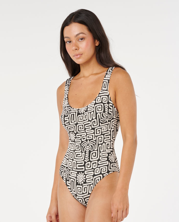 SUNSET JACQUARD ONE PIECE